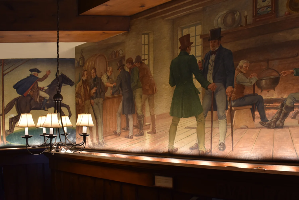 Malcolm Parcell Mural George Washington Hotel